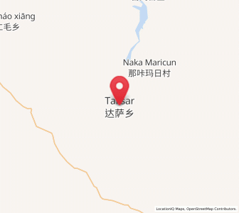 Map of Dagsar, Tibet