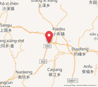 Map of Dagu, Jiangxi
