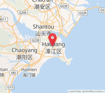 Map of Dahao, Guangdong