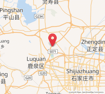 Map of Dahe, Hebei