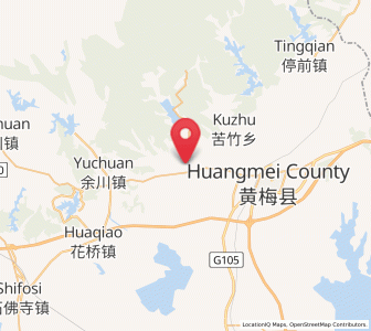 Map of Dahe, Hubei