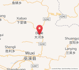 Map of Dahe, Chongqing