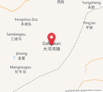 Map of Dahewan, Inner Mongolia