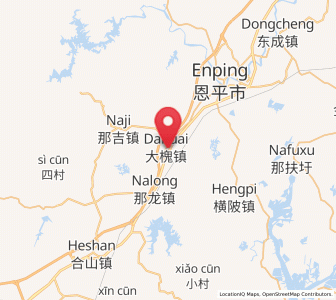 Map of Dahuai, Guangdong