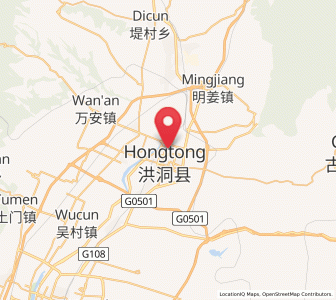 Map of Dahuaishu, Shanxi