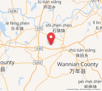 Map of Dahuang, Jiangxi