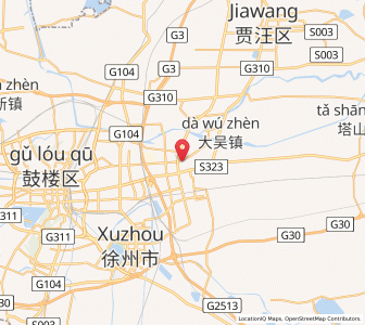 Map of Dahuangshan, Jiangsu