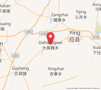 Map of Dahuangwei, Shanxi