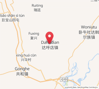 Map of Dahudian, Heilongjiang