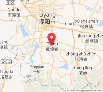 Map of Daibu, Jiangsu