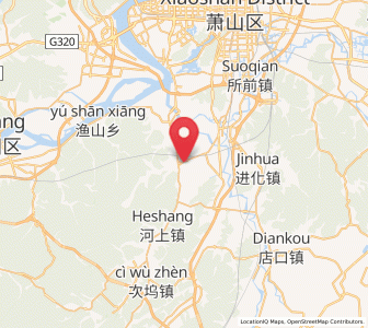 Map of Daicun, Zhejiang