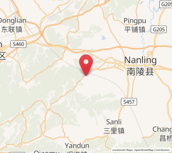 Map of Daihui, Anhui