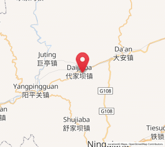 Map of Daijiaba, Shaanxi