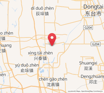 Map of Dainan, Jiangsu