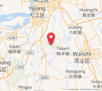 Map of Dainan, Anhui