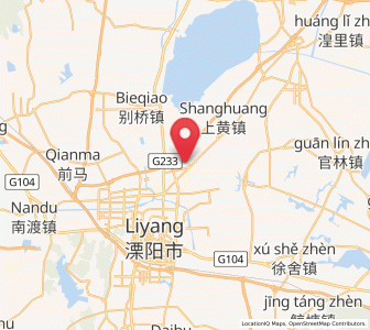 Map of Daitou, Jiangsu