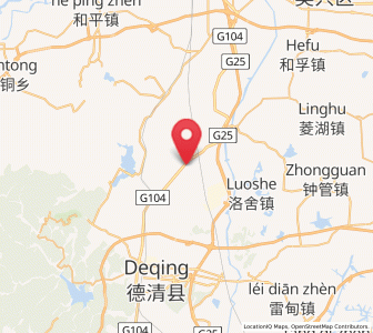 Map of Daixi, Zhejiang
