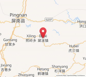 Map of Daixi, Fujian