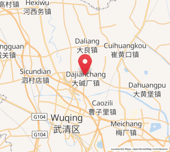 Map of Dajianchang, Tianjin