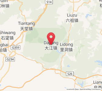 Map of Dajiang, Guangdong
