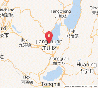 Map of Dajie, Yunnan