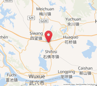Map of Dajin, Hubei