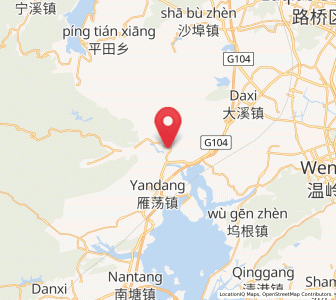 Map of Dajing, Zhejiang