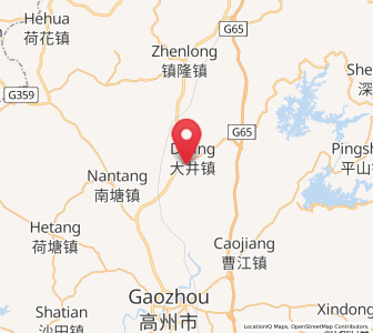 Map of Dajing, Guangdong
