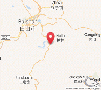 Map of Dajinggou, Jilin