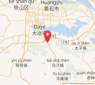 Map of Dajipu, Hubei