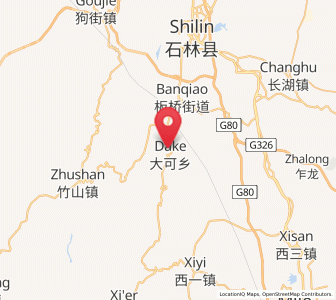 Map of Dake, Yunnan