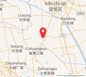 Map of Dakoutun, Tianjin
