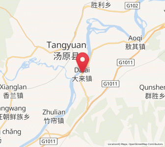 Map of Dalai, Heilongjiang