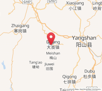 Map of Dalang, Guangdong