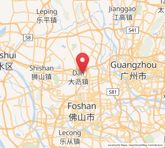 Map of Dali, Guangdong