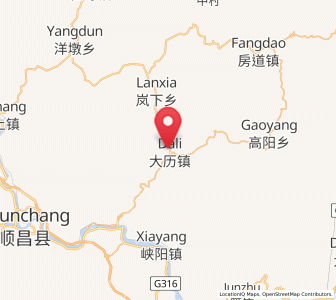 Map of Dalikou, Fujian
