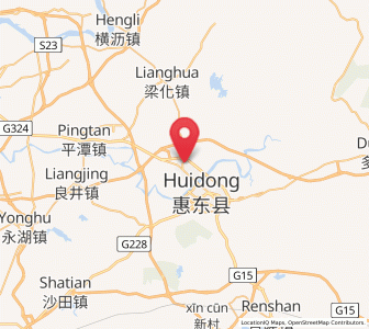Map of Daling, Guangdong