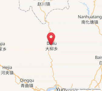 Map of Daliu, Hubei