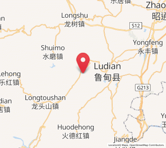 Map of Daliyuan, Yunnan