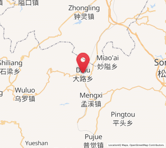 Map of Dalu, Guizhou