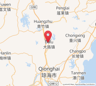 Map of Dalu, Hainan