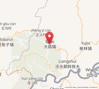 Map of Dalu, Jilin