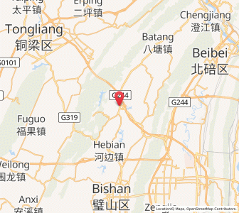 Map of Dalu, Chongqing
