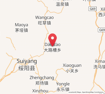 Map of Dalucao, Guizhou