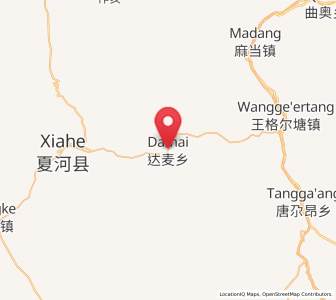 Map of Damai, Gansu