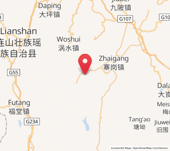 Map of Damaishan, Guangdong