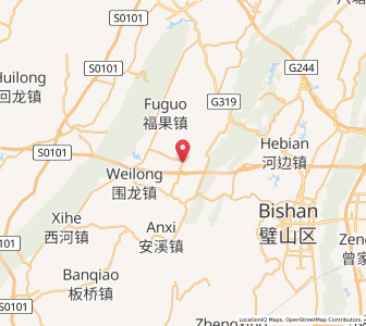 Map of Damiao, Chongqing