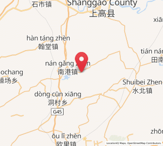 Map of Damiao, Jiangxi