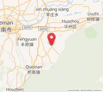Map of Daming, Shaanxi