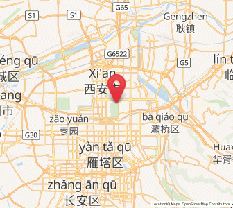 Map of Daminggong, Shaanxi